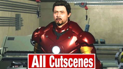 Iron Man Xbox 360 Ps3 All Cutscenes Full Game Movie 1080p Youtube