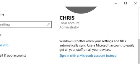 Microsoft Account Sync Settings Windows 10 Cromisoft