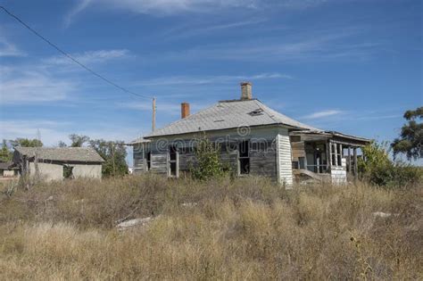 Old Abandoned House In Ghost Town Editorial Stock Photo Image Of