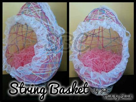 Easter String Basket Craft Ideas Pinterest