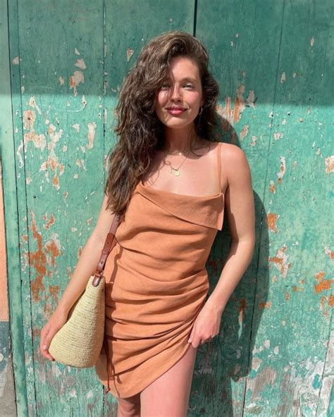 Emily Didonato Sexy In Jacquemus Dress 5 Photos The Fappening