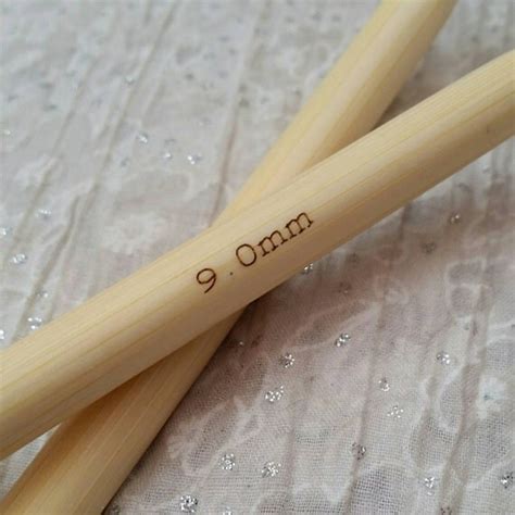 9mm Bamboo Circular Knitting Needles Sustainable Strong