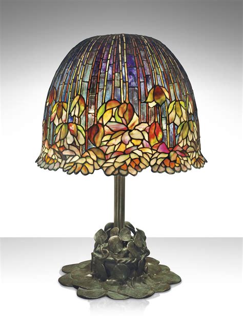 Tiffany Studios A Rare And Important Pond Lily Table Lamp Mutualart
