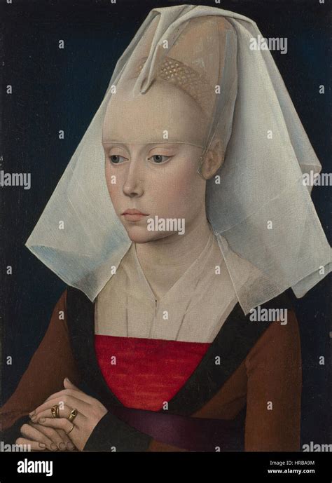 Rogier Van Der Weyden Workshop Portrait Of A Lady 1460 National
