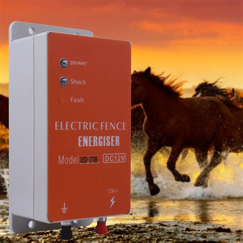 Solar Electric Fence Energizer Charger High Voltage Pulse Controller