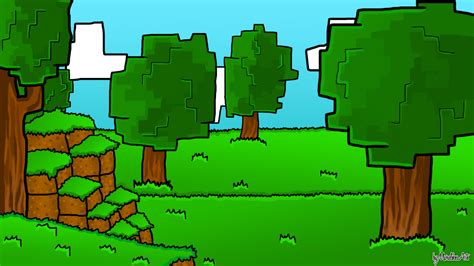 Minecraft Cartoon Wallpaper By Maralikesarts On Deviantart Minecraft