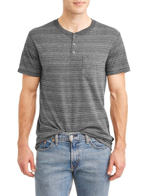 Lee Lee Mens Grindle Short Sleeve Henley T Shirt With Pocket