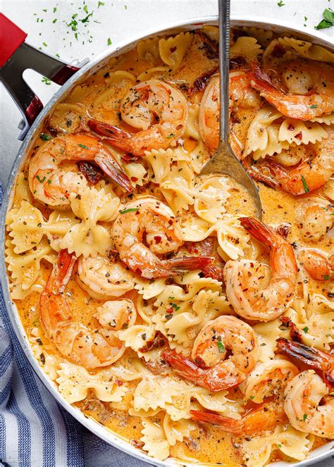 Creamy Garlic Shrimp Pasta Recipe Best Shrimp Pasta