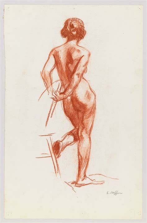 Edward Hopper Paintings Whitney Museum Rear View American Art Nude