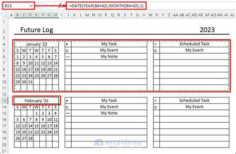 How To Create A Bullet Journal In Excel With Detailed Steps Free Journal Templates
