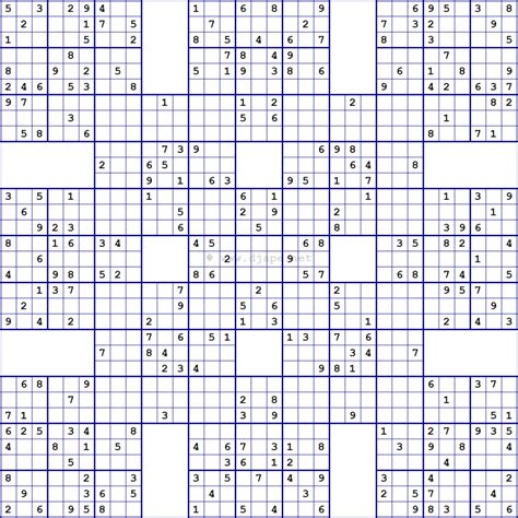 Hard Sudoku Printable Canasbergdorfbibco Printable Sudoku Super Super