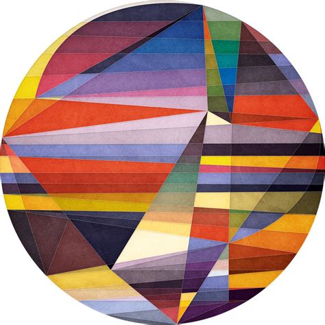 Anaigreog You Were Trying Too Hard Circular Art Abstract Quilt