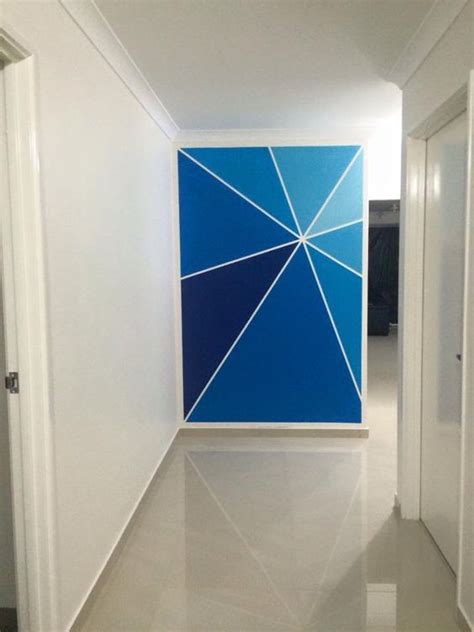 Wall Painting Designs For Bedroom With Tape : It is very bright and is