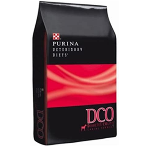 This helps curb a possible rise in glucose at once. Purina DCO Diabetes Colitis Formula Dry Dog Food, 18 lbs ...