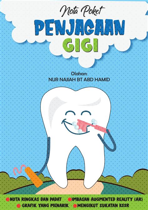 Poster Penjagaan Gigi Kartun Poster Pergigian Penjagaan Gigi