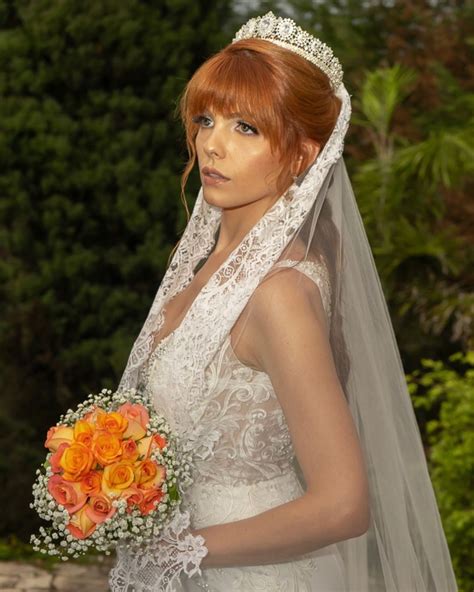 Náthalie De Oliveira Most Beautiful Transgender Bride Wedding Dress