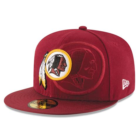 New Era Washington Redskins Burgundy Sideline Official 59fifty Fitted Hat