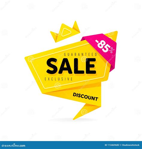 Special Offer Sale Tag Discount Symbol Retail Sticker Stock