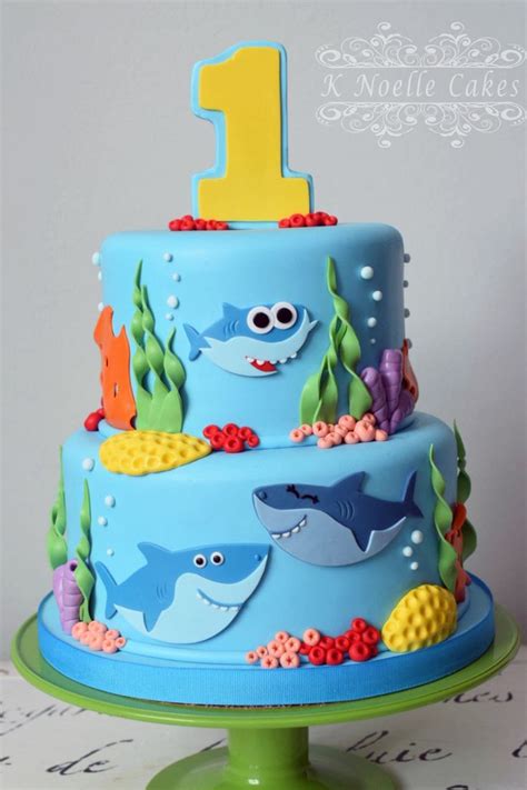 Scroll these kids birthday cakes and cupcakes i to find the perfect recipe. Baby Shark cake by K Noelle Cakes | Cakes by: K Noelle ...