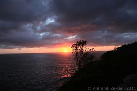 Sunrise On Manly Beach Sydney Australia