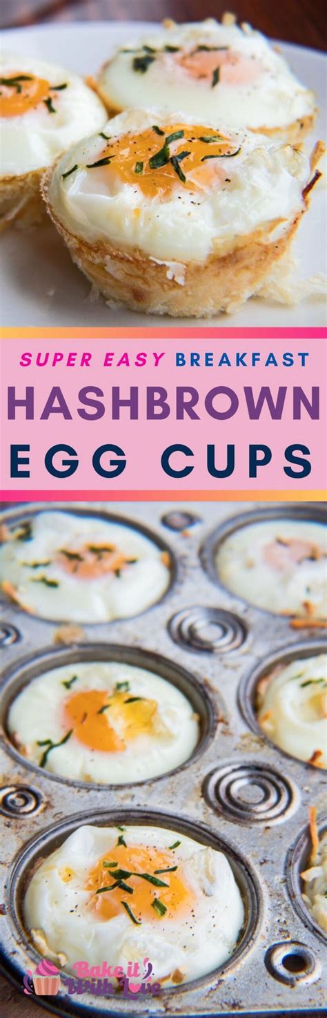 Hash Brown Egg Cups Easy Baked Egg Muffin Cups Bake It With Love