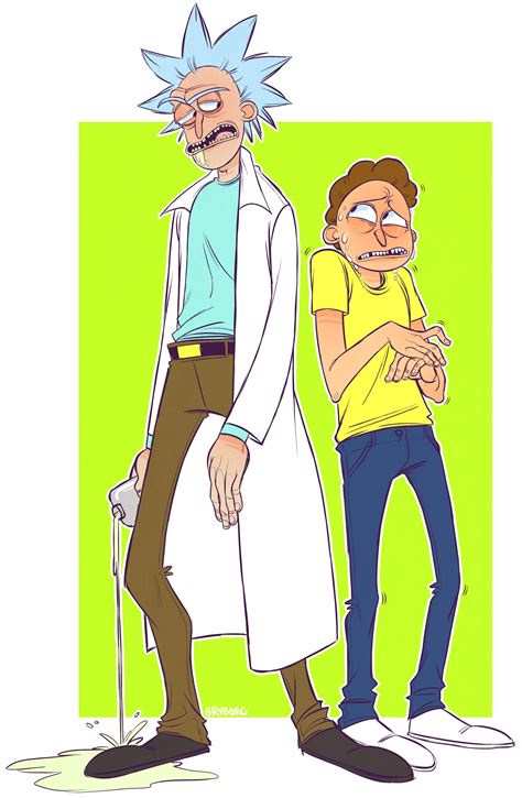 Drawing Rick And Morty Real Life Bmp Watch