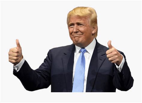 Trump Two Thumbs Up Stickers De Memes Con Frases Free Transparent