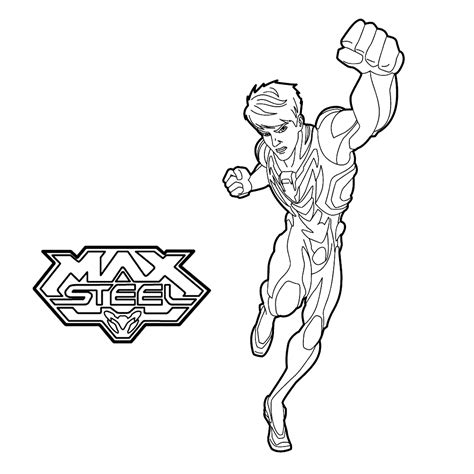 Max Steel Para Colorir