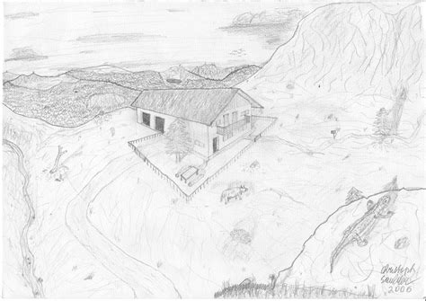 Sunset Pencil Drawing At Getdrawings Free Download
