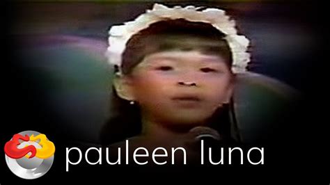 little miss philippines 1995 pauleen luna youtube