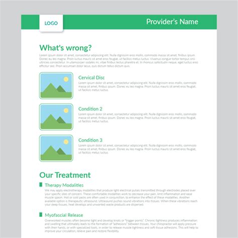 Design A Template For Our Patient Handouts Brochure Contest