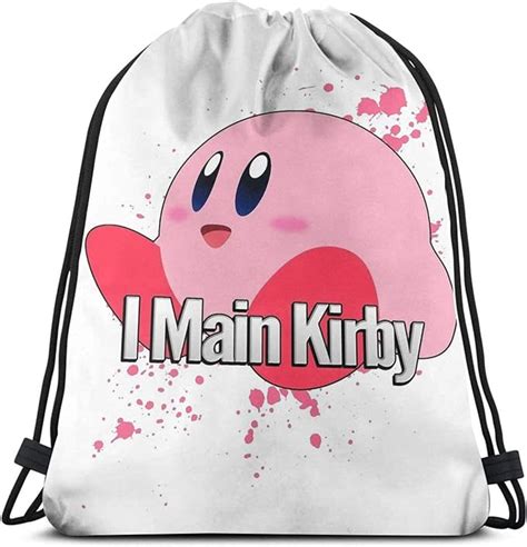 I Main Kirby Super Smash Bros Sport Bag Gym Sack