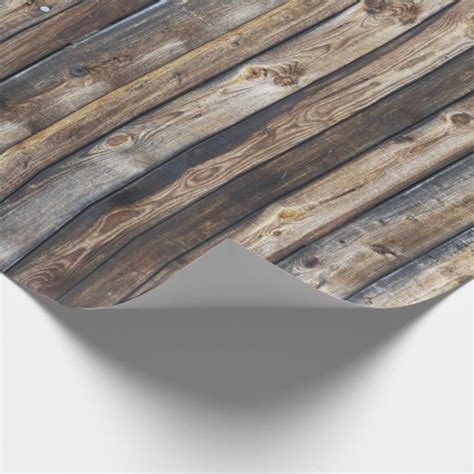 Weathered And Rustic Reclaimed Colorful Barn Wood Wrapping Paper Zazzle