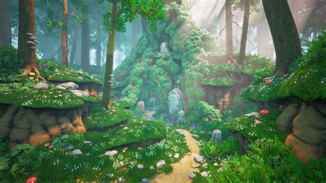 Stylized Forest Disney Concept Art Stylized Art Inspiration