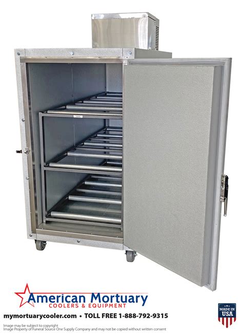 Premium 3 Body Mortuary Cooler Amc Model 3b American Mortuary