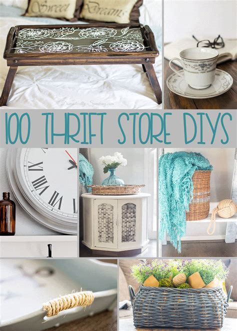 100 thrift store diy projects via domesticallyspeaking thrift store diy projects thrift