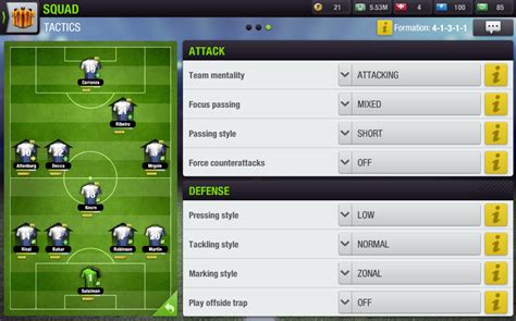 Droid Top Eleven 2016 Guide Squad Formation For Triple Crown