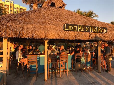 Tiki Bar On The Beach Picture Of Lido Key Tiki Bar And Public Beach