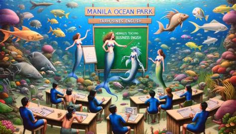 Manila Ocean Park S New Exhibit Mermaids Teaching Business English Manila News