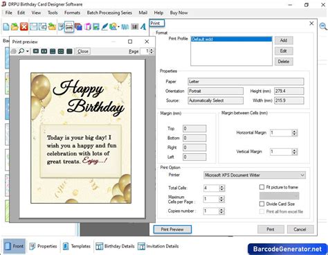 Screenshots Of Birthday Card Generator Software How To Create