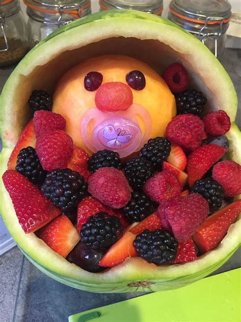 Pin By Ashley On Baby Shower Ideas Watermelon Fruit Fruit Salad
