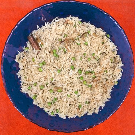 Pakistani Rice With Peas Frixos Personal Chefing