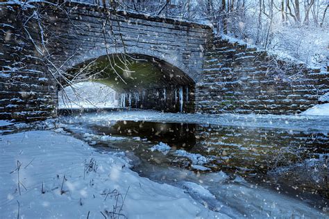Snowy Stream Photograph By Zach Hall Fine Art America
