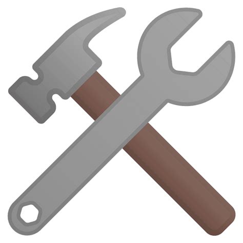 Hammer And Wrench Emoji Clipart Free Download Transparent Png Creazilla