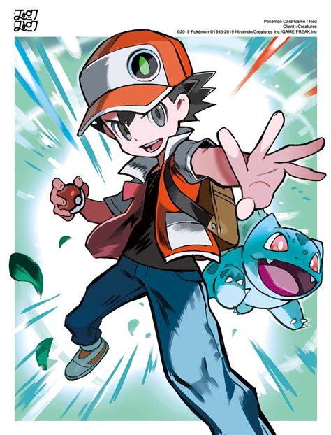 High Quality Artwork For Red Blue And Green Pokemon Tcg Cards