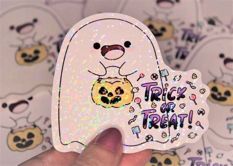 I Made This Super Cute Ghostie Art And Turned It Into A Sticker For