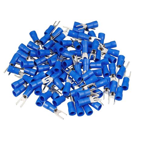 95pcs Sv2 32 Insulated Fork Spade Wire Connector Electrical Crimp