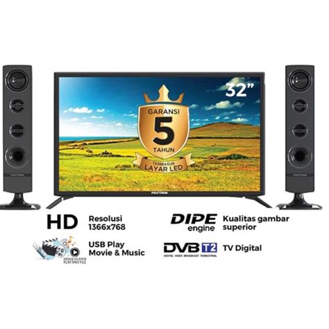 Jual Tv Polytron Pld Tv Cinemax Digital Led Tv Speaker Tower