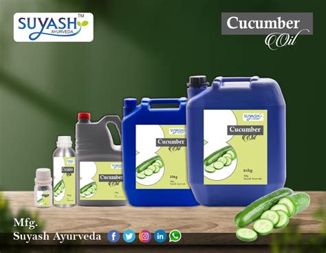 Cucumber Oil Suyash Ayurveda