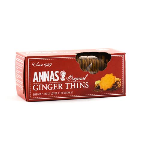 Find Best Annas Pepparkakor Original Ginger Thins 150g Ingredients